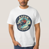 アスペン, コロラド州 Tシャツ (正面)