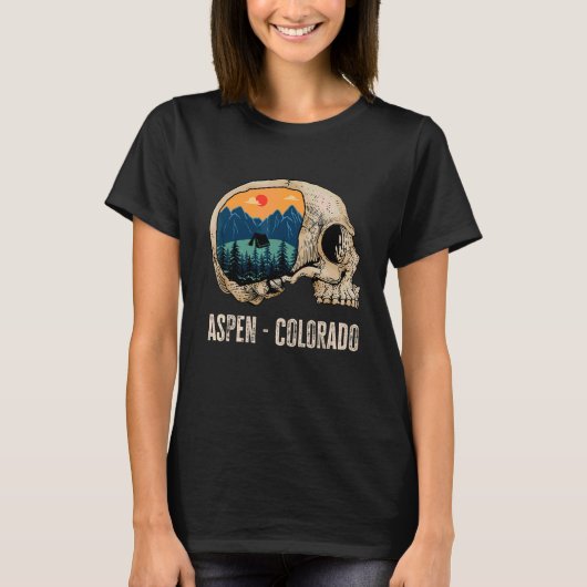 アスペン コロラド ハイキング 山岳 Tシャツ (正面)