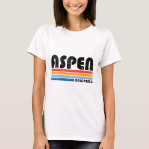 アスペン コロラド 山スキー ヴィンテージ アスペン スキー Tシャツ