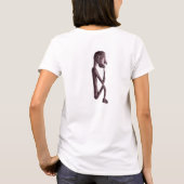アスマット彫刻Tシャツ Tシャツ (裏面)