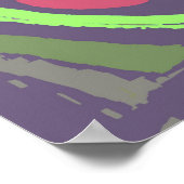 アスメアモンアン抽象芸術アートプリント ポスター (角)