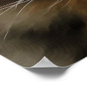 アスラン長毛のタビー猫 ポスター (角)