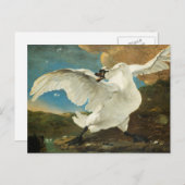 アスリジャンの脅される白鳥 ポストカード (正面/裏面)