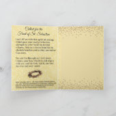 アスリートのSt.セバスチャンの守護聖人 カード (内部)