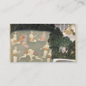 アスリートは着席させた貴族、c.1760の前に行います(操作 名刺 (裏面)