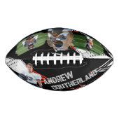 アスリートパーソナライズされたポートレートとアクションフォトショット アメリカンフットボール (正面)