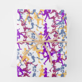 アスリートランナーとジョガー ラッピングペーパーシート (インサイチュ)