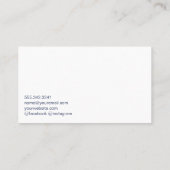 アスリートランナーロゴ | パーソナルトレーナー 名刺 (裏面)