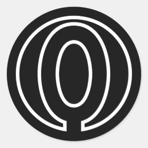 アスリート数0円の図形 ラウンドシール