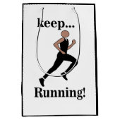 アスリート走ズランナー ミディアムペーパーバッグ (正面)