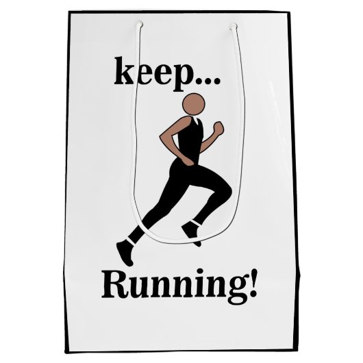 アスリート走ズランナー ミディアムペーパーバッグ (裏面)