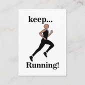 アスリート走トレーナーコーチ 名刺 (正面)