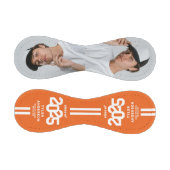 アスリート2025 オレンジ 卒業カスタムフォト 野球ボール (パネル)