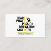 アスリート、スポーツマン、スポーツコーチの特徴 名刺 (正面)