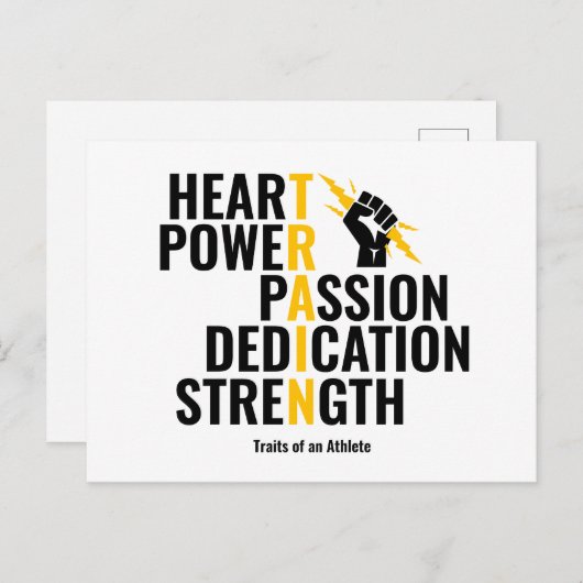 アスリート ポストカード (正面/裏面)