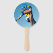 アスリート 卒業 フォト スポーティーな卒業パーティー ハンドファン (裏面)