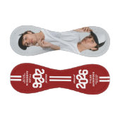 アスリート 2025 レッド 卒業 カスタム フォト 野球ボール (パネル)