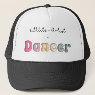 アスリート+ Artist = Dancer, gifT おもしろい for Dancer キャップ