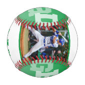 アスリートGRADグリーングラデーション卒業写真野球 野球ボール (裏面)