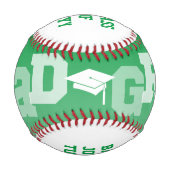 アスリートGRADグリーングラデーション卒業写真野球 野球ボール (正面)