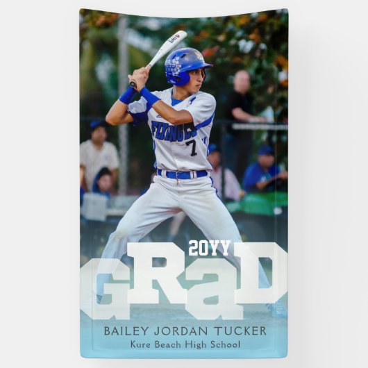 アスリートGRADスポーティ写真卒業 横断幕 (縦)