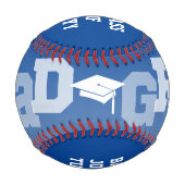 アスリートGRADブルーの卒グラデーション業写真野球 野球ボール (正面)