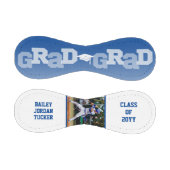 アスリートGRADブルーの卒グラデーション業写真野球 野球ボール (パネル)