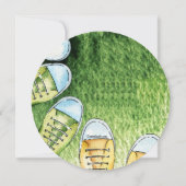 アスレチックシューズラウンド招待状 招待状 (裏面)