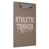 アスレチックパーソナライズされたトレーナーの名前 クリップボード (右)