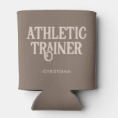 アスレチックパーソナライズされたトレーナーの名前 缶クーラー (裏面)