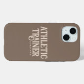 アスレチックパーソナライズされたトレーナーの名前 Case-Mate iPhoneケース (裏面 (横))