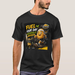 アスレチックポテトジム カートゥーンフィットネスTシャツデザイン Tシャツ