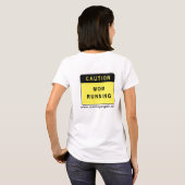 アスレチックランニングシャツの天使 Tシャツ (裏面フル)