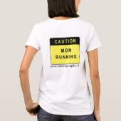 アスレチックランニングシャツの天使 Tシャツ (裏面)