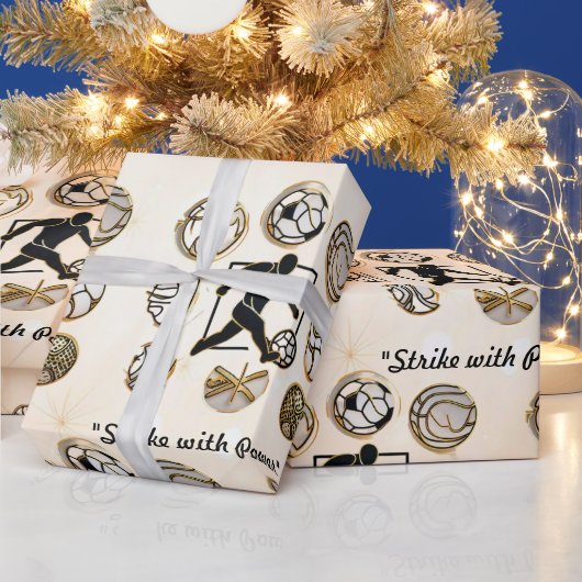 「アスレチック・エッジ」 ラッピングペーパー (クリスマス)