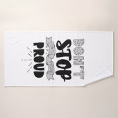 アスレッストップトしない引用文自己プライド引用文成功 バスタオル (バスタオル)