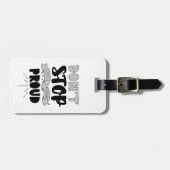 アスレッストップトしない引用文自己プライド引用文成功 ラゲッジタグ (正面横)