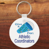 アスレティックコーディネーターに大声で叫ぶ キーホルダー (正面)