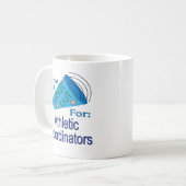 アスレティックコーディネーターに大声で叫ぶ コーヒーマグカップ (正面左)