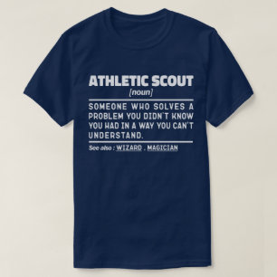 アスレティックスカウト名詞定義スポーツ愛好家おもしろい Tシャツ