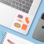 アスレティックトラックステッカー シール (ノートパソコンとiPhone)