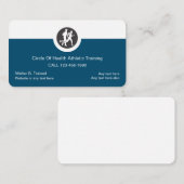 アスレティックトレーナーとコーチの名刺 名刺 (正面/裏面)