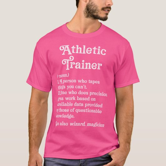 アスレティックトレーナー定義テープの精度推定 Tシャツ (正面)