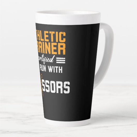 アスレティックトレーナー認定 カフェラテマグ (右アングル)