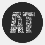 アスレティックトレーナー運動訓練ギア ラウンドシール (正面)