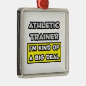アスレティックトレーナー…私は大したことがある メタルオーナメント (右)
