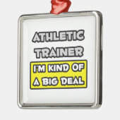 アスレティックトレーナー…私は大したことがある メタルオーナメント (左)