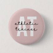 アスレティックトレーナーATアスレティックトレーニング 缶バッジ (正面)