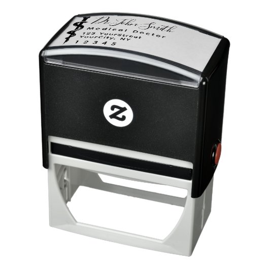 アスレピウスモダンスクリプトメディカル差出人住所セル セルフインキングスタンプ (商品)