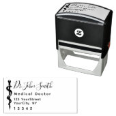 アスレピウスモダンスクリプトメディカル差出人住所セル セルフインキングスタンプ (インサイチュ)